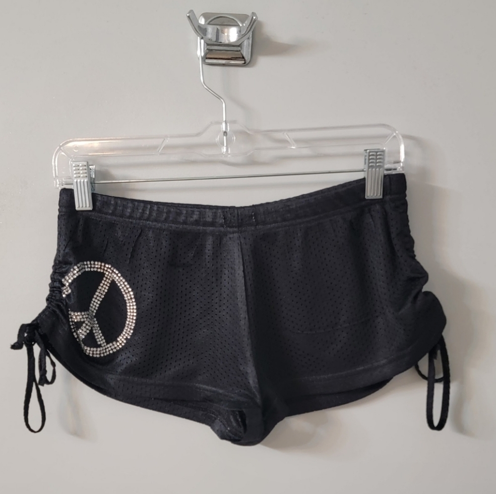 Miami Style Peace Sign Shorts Size XL Ladies